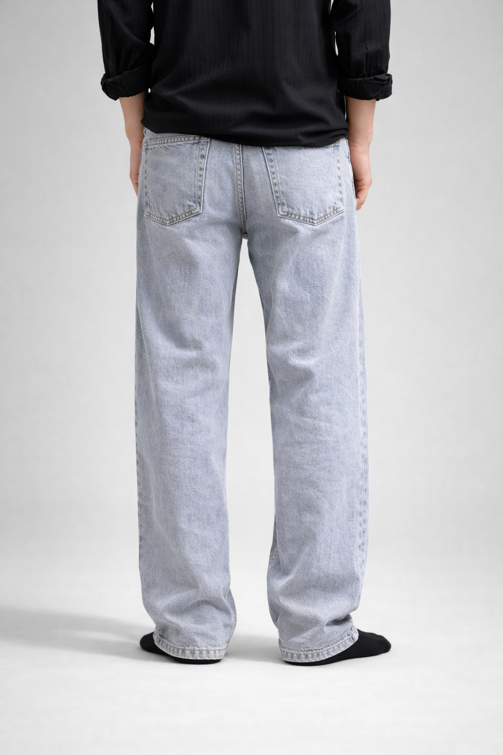 The Straight Jean — Glacier Wash | Grey Sky